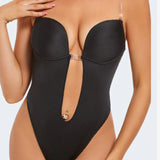 Shapewear Women Plus Size Backless Shapewear Integrated Bra Body Shaper Seamless Open Crotch Shapewear