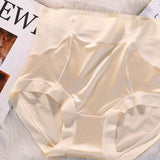 High Waisted Satin Seamless Bare Underwear