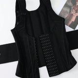 Steel Boned Mesh Waist Trainer Vest Breathable Abdominal Sculpting Belt Corset