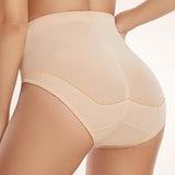 Mid Rise Cross Compression Shapewear Underwear Mesh Tummy Control Shaping Panty