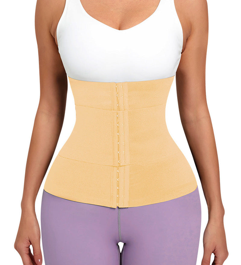Waist Trainer Corset Double Belt Breathable Belly Slimming Workout Adjustable Girdles Girdle