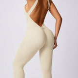 Peach Hip-lifting and Beautiful Back Quick-drying Yoga Jumpsuit