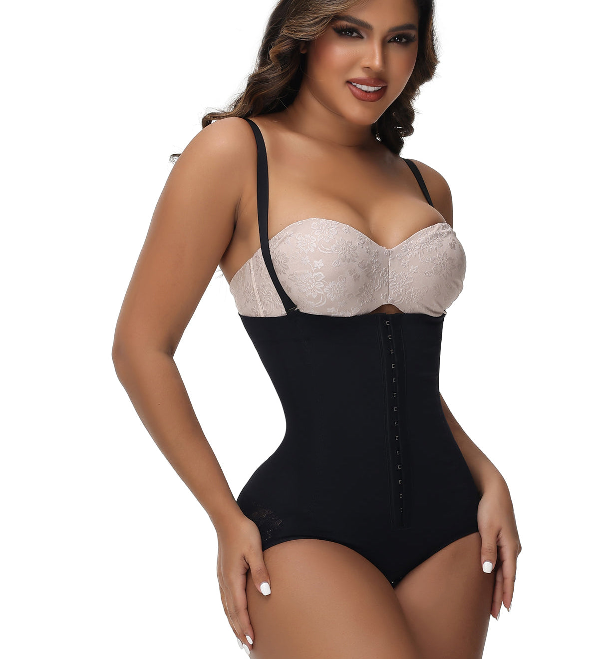Sorelyne® High Waist Jacquard Butt Strapless Shapewear Slip Tummy Control BBL Girdle Shorts