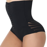 High-waisted Tummy Control Breathable Mesh Panties Shorts