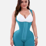 Sorelyne® Firm Compression Tummy Control Shapewear Adjustable Bodysuit Hook and Eye Closure