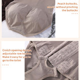 Women's Tummy Control Adjustable Buckle Front Open Bust Shapewear