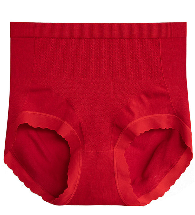 Women's High Waisted Antibacterial Crotch Briefs Stretch Full Coverage Panties
