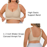 Daily Comfort Wireless Shaper Bra Smooth Full Coverage Support Bra