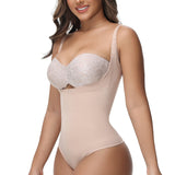 Sorelyne® Seamless Tummy Control Thong Body Shaper High Waisted Girdle Butt Lifter Bodysuit