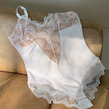 Sculpting One Piece Lace Shapewear Bodysuits
