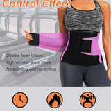 Working Out Sweat Waist Trainer Tummy Control Back Support Wrap Belt Corset