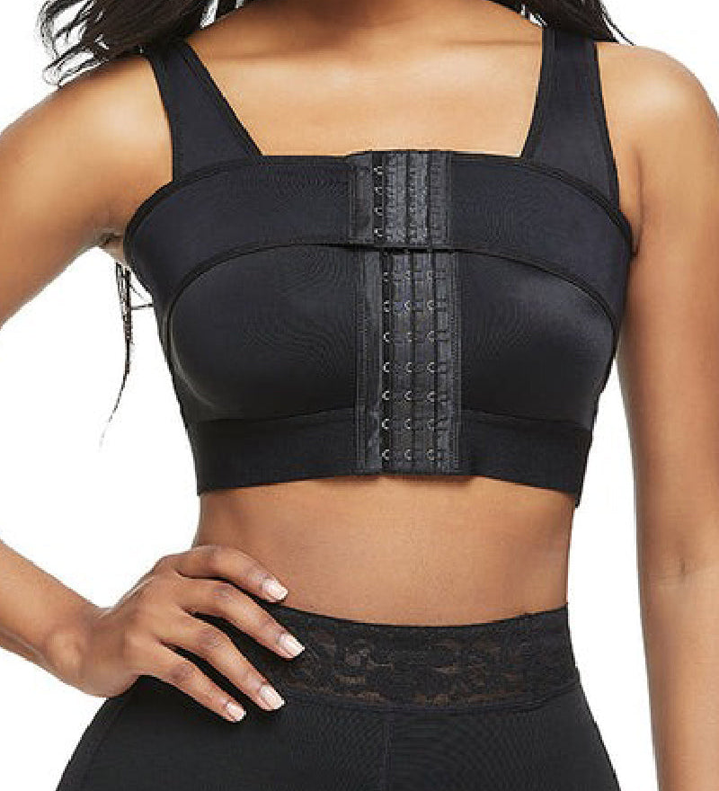 Front Closure Post Surgery Compression Shapewear Bra With Breast Support Belt
