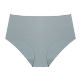 Women's Seamless Ice Silk Breathable Comfortable Triangle Mid-waist Panties