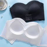 Strapless Push Up Backless Invisible Wireless Front Fastening Bra