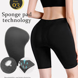 Women's Mid-rise Tummy Control Butt Lifting Shaping Shorts