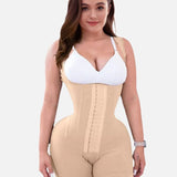 Sorelyne® Firm Compression Tummy Control Shapewear Adjustable Bodysuit Hook and Eye Closure