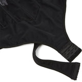 Sexy Mesh Shapewear Corset Backless Thong Bodysuit With Built-in Bra