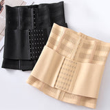 Hollow Breathable Double Belt Waist Trainer Tummy Control Slimming Sports Corset