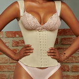 Sorelyne® Women Hourglass Vest  Tummy Control Waist Trainer Corset With Hook and Eye