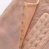 9-Breasted High-Waisted Hip-Lift Thigh Tuck Thong Panties