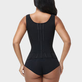 Double Compression Wide Adjustable Strap Waist Trainer Zipper Shaping Vest