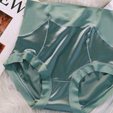 High Waisted Satin Seamless Bare Underwear