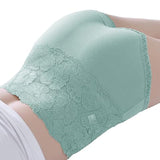 Women's V-shaped High Waist Floral Lace Briefs Sexy Tummy Control Soft Panties