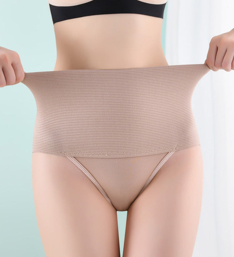 Mid Waist Panty Tummy Control Thongs Waist Trimmer Body Shaper