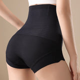 Ice Silk Seamless Tightening Waist Panties Hip Lift Breathable Shaping Briefs