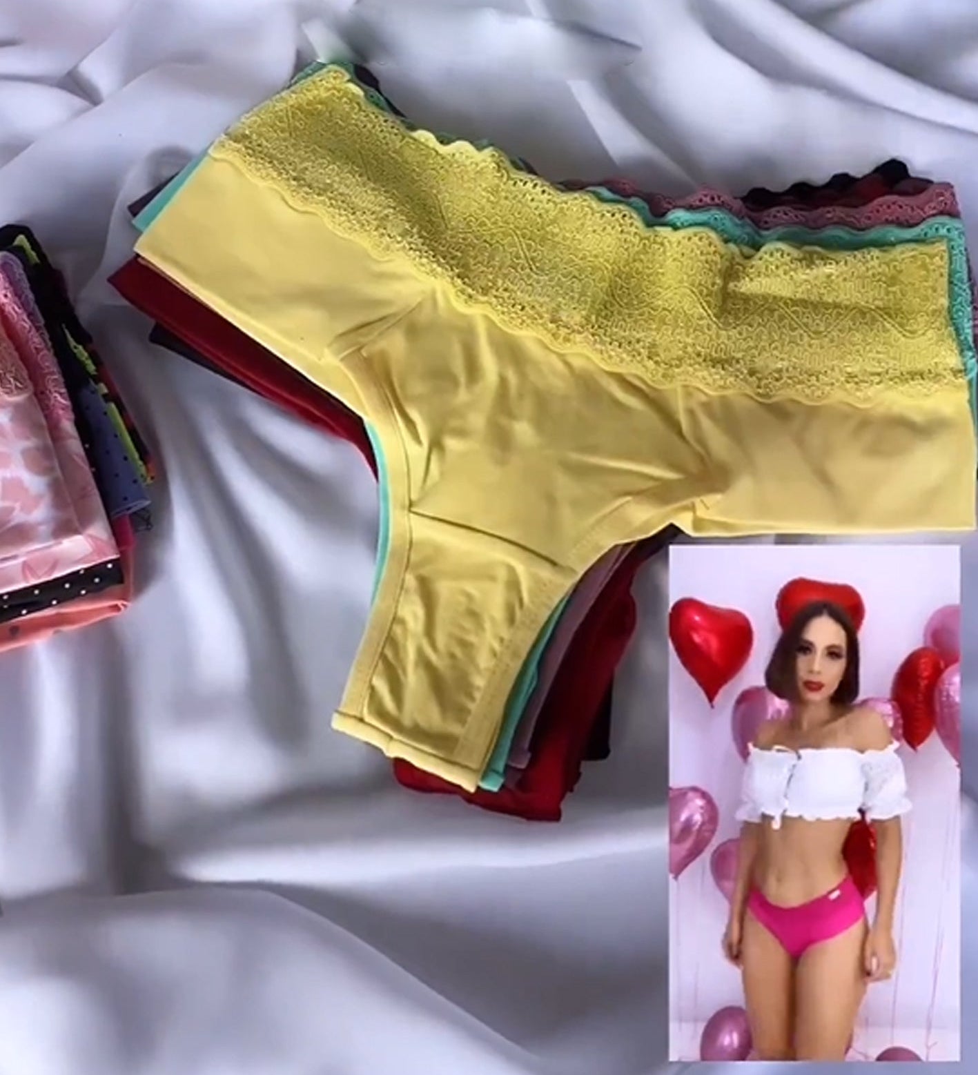 Lace Shaped Underwear Panties Breifs