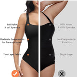 Sorelyne® Seamless Tummy Control Thong Shapewear Backless Square Neck Tank Tops Body Shaper
