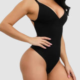 Seamless Tummy Control Bodysuit Butt Lifter Thong Backless Body Shaper