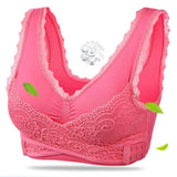 Women's Front Cross side Buckle Steelless Push up Sports Bra
