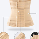 Hollow Breathable Double Belt Waist Trainer Tummy Control Slimming Sports Corset