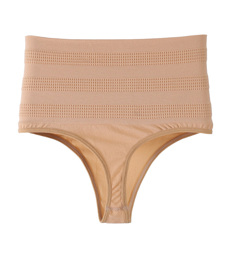 High Waist Sexy Triangle Thong Briefs Tummy Control Shapewear Panties