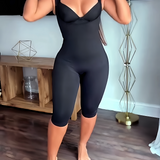 Sorelyne® Slimming Open Bust Adjustable Shoulder Straps Jumpsuit Bodyshaper