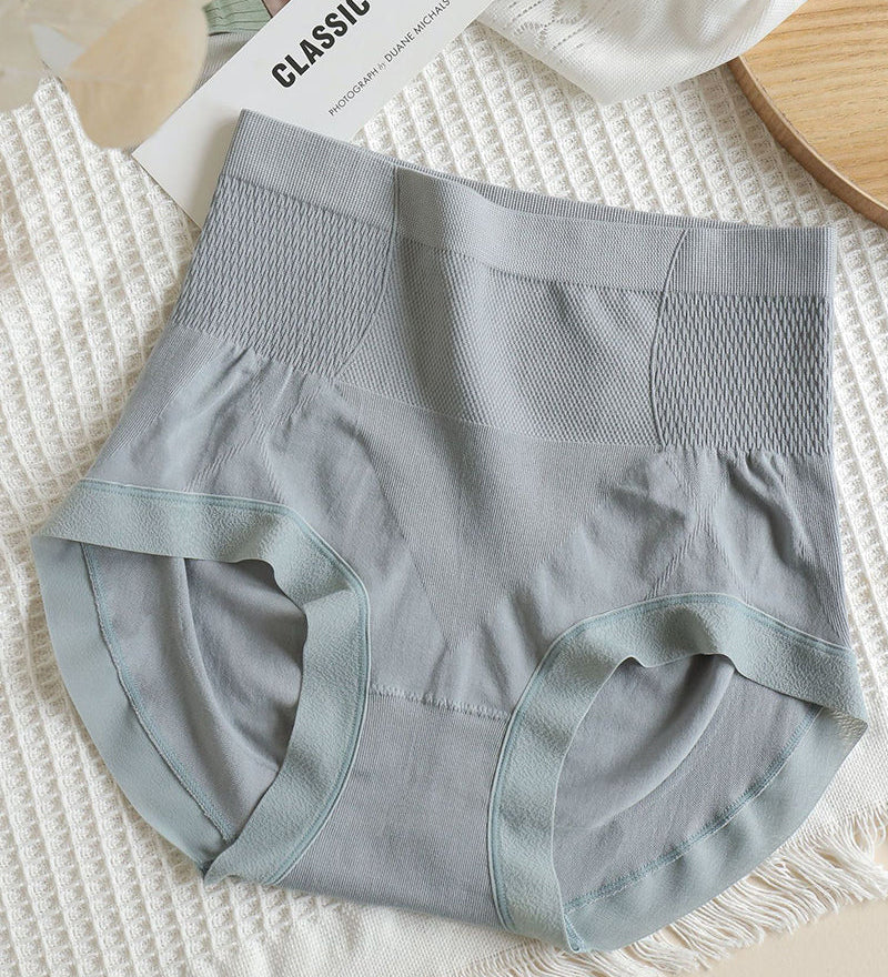 Seamless Tummy Control Antibacterial Crotch Briefs High Waist Butt Lift Panties
