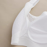 Women's Wireless Lace Anti-Sagging Bra Minimizer Thin Breathable Plus Size Underwear