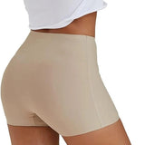 Solid Elastic Seamless Non-Slip Boyshorts Underwear