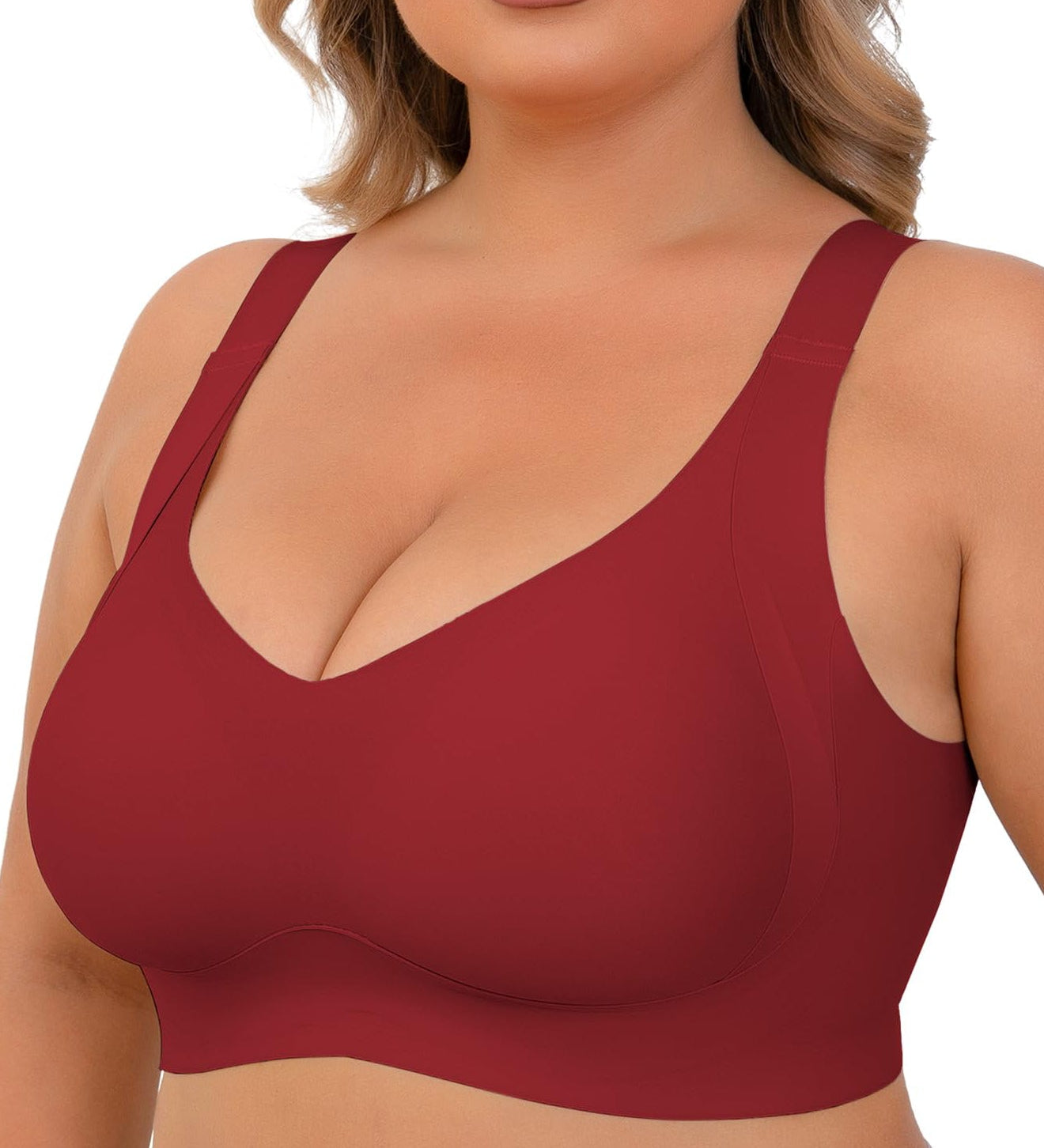 Daily Comfort Wireless Shaper Bra Smooth Full Coverage Support Bra