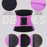 Working Out Sweat Waist Trainer Tummy Control Back Support Wrap Belt Corset