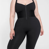Sorelyne® Women's Sleeveless Jumpsuit Tummy Control One Piece Waistband Bodycon Yoga Romper