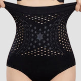 Women's Negative Ion Shaper Panty Breathable Hole Traceless Butt Lifter Underwear
