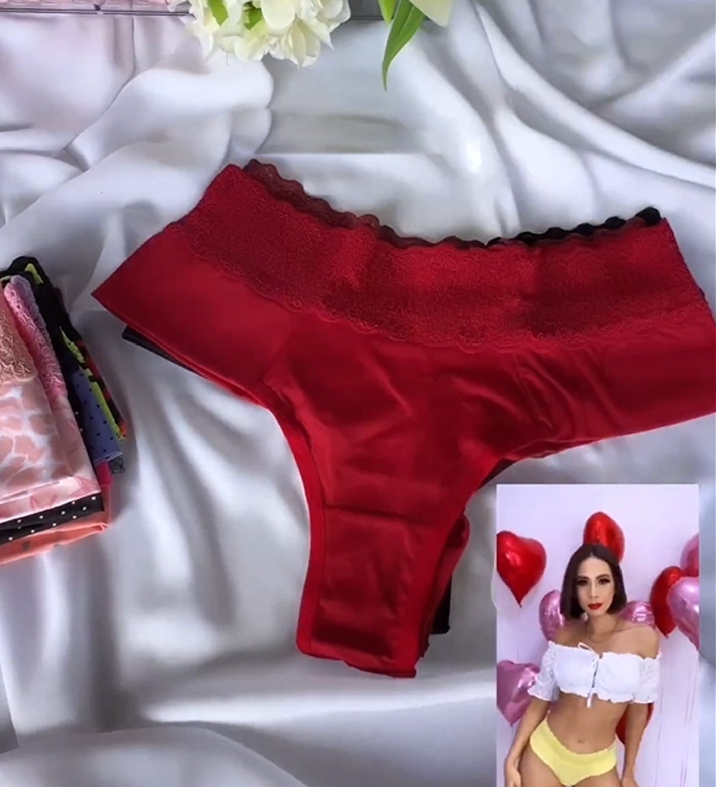 Lace Shaped Underwear Panties Breifs