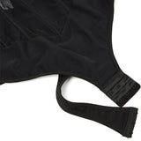 Women's Tummy Control Thong Sheer Mesh Corset Top Backless Bodysuits