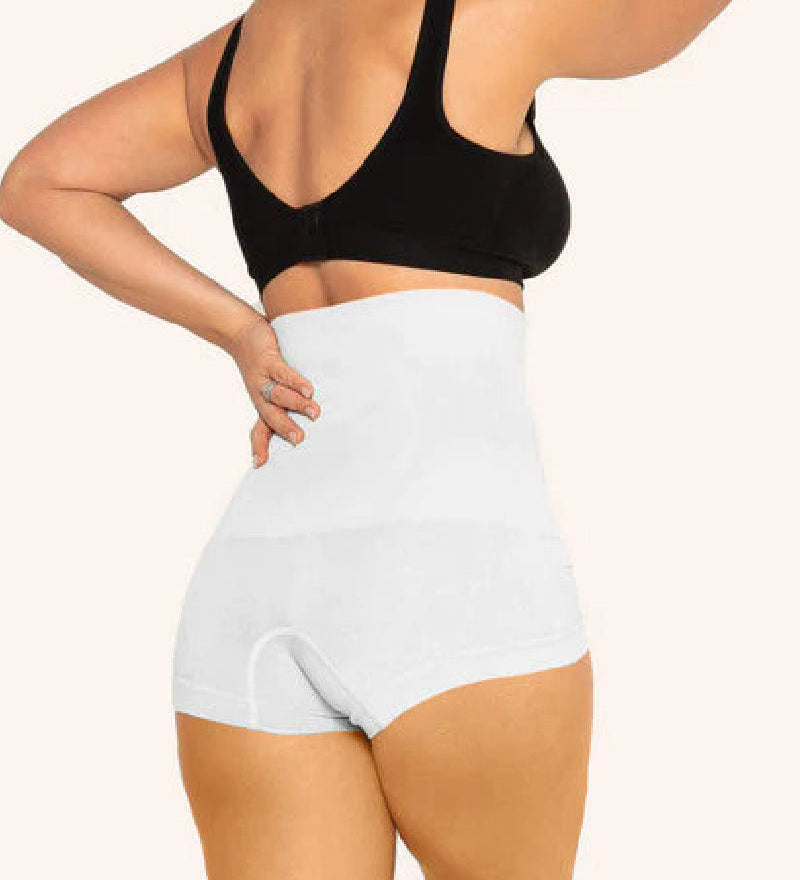 Women's High Waisted Tummy Control Back Smoothing Shaper Boyshorts