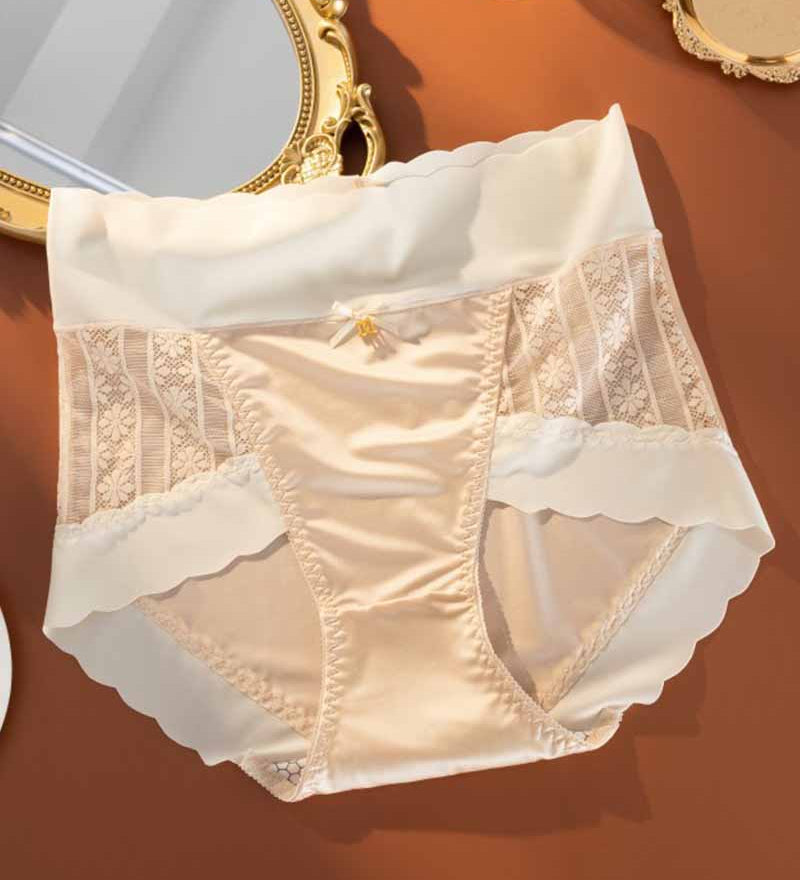 Ice Silk Light Luxury Comfort Seamless High Waist Underwear