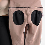 High Waisted Tummy Control Butt Lifting Leggings Comfy Stretch Slimming Skinny Pants with Zipper