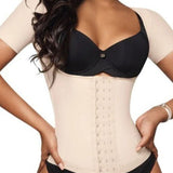 Sorelyne® Women Compression Waist Trainer Tank tops Under Bust with Short Sleeves