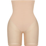 Women's Seamless Mesh High Waist Shapewear Shorts Thigh Slimmer Underwear